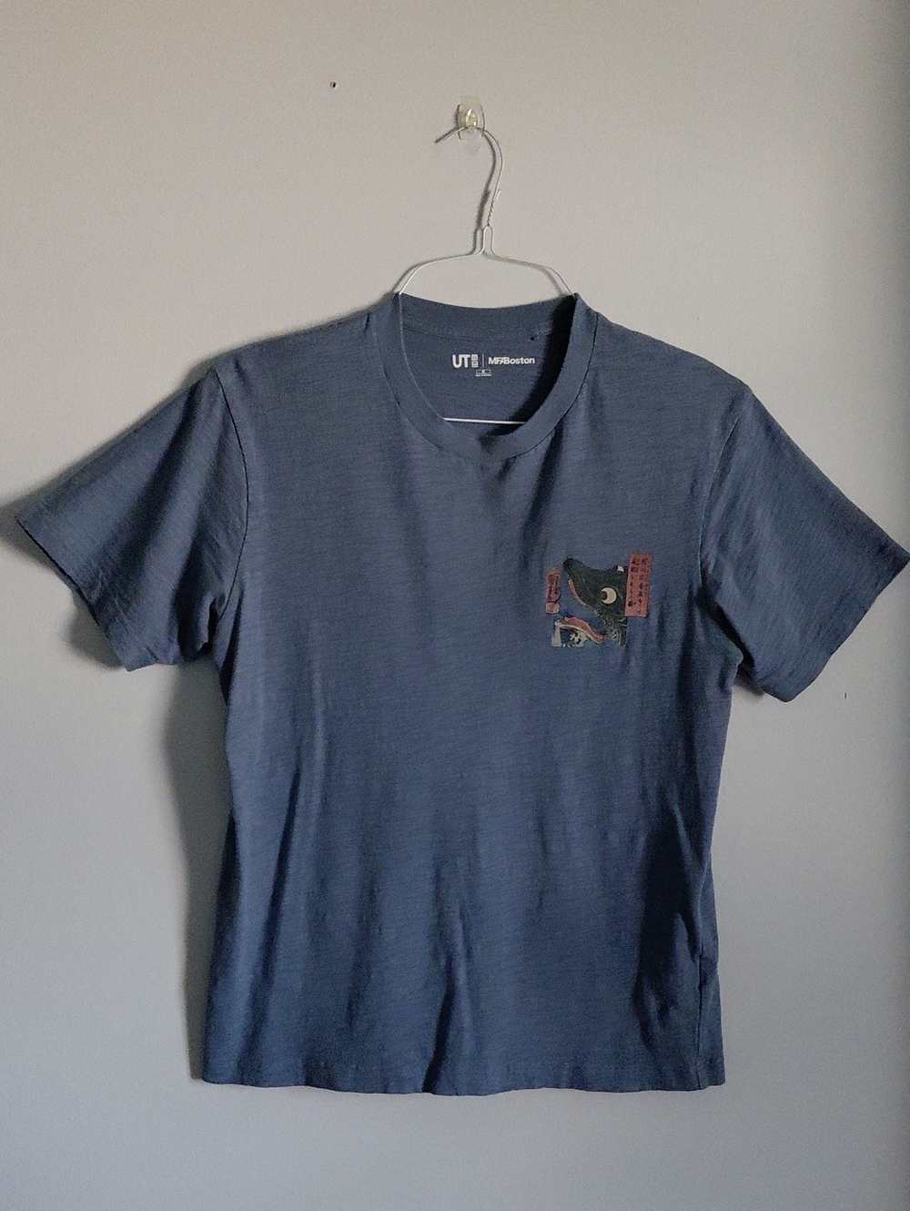 Uniqlo X MFA Boston Blue Short-Sleeve Graphic T-Shirt Medium